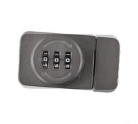 Serrure d'armoire à combinaison sans clé à 3 chiffres avec affichage du mot de passe intégré pour porte en verre, porte coulissante, vitrine ou casier, en alliage de zinc, code de sécurité réglable