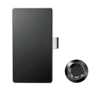 Serrure d'armoire à empreintes digitales, conçue pour les armoires et portes en bois avec verrouillage automatique, indicateur de batterie faible et port USB