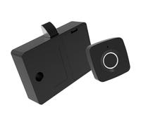 Serrure d'armoire à empreintes digitales portable avec décalages d'horloge intelligents pour un protocole de stockage sécurisé et serrure de tiroir intelligente de bureau