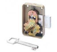 Serrure d'armoire à encastrer Paris 60 x 70 mm axe 30 mm gauche canon 27 mm VACHETTE 11413000