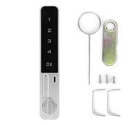 Serrure d'armoire électronique mot de passe intelligent clavier tactile dispositif de sécurité antivol en alliage de zinc pour armoire classeur sécurité de bureau à domicile