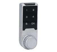 Serrure D'Armoire électronique Tactile Numérique, Serrure de sécurité sans clé avec Entrée de Mot de Passe avec Alerte Sonore Lumineuse, Serrure Codée en Métal avec Mot de Passe