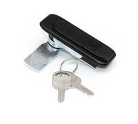 Serrure d'armoire MS738, MS738 Serrure à bouton-poussoir tirer for ouverture, serrure électrique for boîte outils, interrupteur de verrouillage porte d'armoire, 1 pièce(Silver)