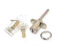 Serrure d'armoire, Serrure de tiroir d'armoire à mortaise avec 2 clés pliantes, for boîte aux lettres, outils, classeurs(56905 Pack of 1)