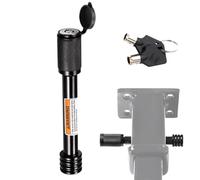 Serrure d'attelage de remorque étanche avec clés - Goupille d'attelage en acier au carbone de 5/8" pour récepteur de 2", serrure de barre de remorquage antirouille pour remorques, véhicules