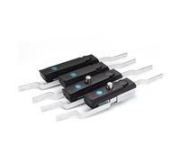 Serrure de bielle MS832-1 for porte de boîte de distribution, noire, for armoire MS800-G, supérieure et inférieure, 1 pièce(MS832-1 with hanging)