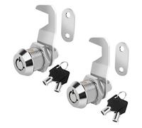 Serrure de boîte à outils avec clé, serrure de placard 5/8 avec clé à fermeture identique, serrure de boîte à outils pour porte du compartiment de rangement de camping-car, chariot à outils, boîte aux