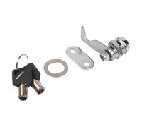 Serrure de boîte à outils en alliage de zinc avec came tubulaire de 1,6 cm et clés identiques pour casiers, rangement de camping-car, distributeurs automatiques et boîtes à outils