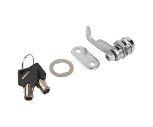 Serrure de boîte à outils en alliage de zinc avec came tubulaire de 1,6 cm et clés identiques pour casiers, rangement de camping-car, distributeurs automatiques et boîtes à outils