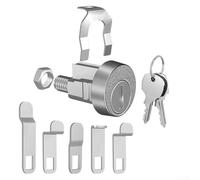 Serrure de boîte aux lettres de rechange pour C9100 avec 5 plaques de verrouillage et 2 clés en alliage de zinc pour une durabilité et une sécurité à long terme