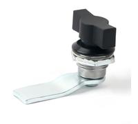 Serrure de Boîte aux Lettres Sans Clé - Came et Langue pour Armoire de Distribution et Porte (Noir)