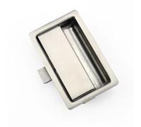 Serrure de boîte plate en acier inoxydable M110, for châssis d'armoire électrique, serrure de porte à tirer, serrure de panneau de véhicule d'ingénierie M110 1 pièces