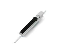 Serrure de boîtier de distribution en acier inoxydable 304, grande taille, for armoire de commande électrique, 1 pièce(Black)