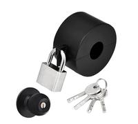 Serrure de bouton de porte - Protecteur de poignée, boîtier de sécurité | Protecteur de boîtier métallique durable pour robinet de salon, armoire, buanderie, salle de bain, serrure, contrôle