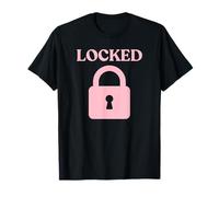 Serrure de Cage de chasteté Rose verrouillée pour garçons Sissy T-Shirt