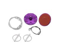 Serrure de Capot de Voiture 1 paire de verrous de capot, pièces de moteur, kit de verrouillage de goupille de capot de course automobile, Verrou De Capot Moteur(Purple)
