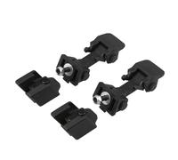 Serrure de Capot de Voiture Serrure de Capot 1 paire de loquets de support de capot noirs pour Jeep Wrangler TJ 1997-2006