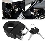 Serrure de casque de moto, Qiilu Casque Lock, Universal Motorcycle 22mm/0.9in Handlebars Helmet Lock Set Padlock Accessories