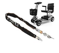Serrure de Chaîne, Antivol de Chaîne, Antivol de Chaîne de Scooter de Moto de Vélo avec 2 Clés, Serrure de Sécurité de Fauteuil Roulant