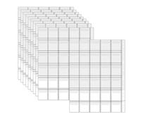 Serrure de classeur de collection de devises - Porte-monnaie de poche 400, album d'argent ignifuge | Organisateur de badges de jetons de notes en papier, pour un stockage sécurisé des objets de collec