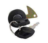 Serrure de Coffre de Rangement de Moto, Serrure de Queue de de Scooter en Plastique en Aluminium Universel pour Coffre de Rangement de Motos électriques (Long Crochet)