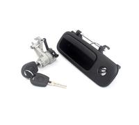 Serrure de coffre de voiture Poignée de porte extérieure arrière de hayon pour VW T5 pour TRANSPORTER pour MULTIVAN avec serrure 2 clés 1J6827297G 1J6827565B(Pair)