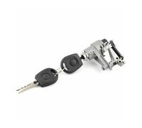 Serrure de coffre de voiture Poignée de porte extérieure arrière hayon pour VW T5 pour TRANSPORTER pour MULTIVAN avec serrure 2 clés 1J6827297G 1J6827565B(Lock)