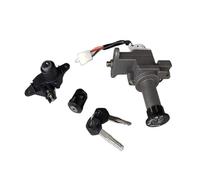 Serrure De Contact Moto Clé De Contact Moto/Scooter Jeu Complet Clés Verrouillage Et Selle pour Suzuki pour AN125 125cc HJ125T-7(Full Set)