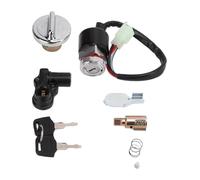 Serrure De Contact Moto Kit Clés Contact Serrure Couvercle Réservoir D'essence Casque 2 Rechange Allumage pour Dax pour Skyteam 50cc 125cc pour ST50 pour ST125