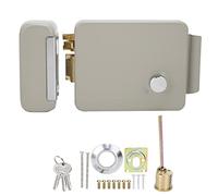 Serrure de contrôle électrique à 2 Fils, 9 à 12 V, Serrure de Porte de sécurité Anti-effraction, Serrure d’accès à réponse Rapide et Sensible, avec Corps en Poudre de Fer, pour
