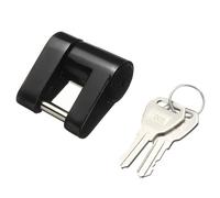 Serrure De Couremplaçant D'attelage De Petite Remorque En Alliage De Zinc,Point Noué,Sécurité De Remorquage,Barre De Remorquage,Verrouillage,1/4 Po - Type Black