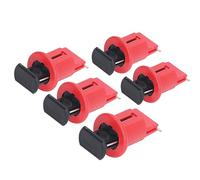 Serrure de Disjoncteur Industriel, 5 Pièces, Goupille de Verrouillage de Disjoncteur électrique, Serrure d'isolation Miniature Extérieure pour énergie Industrielle, Cadenas à clé