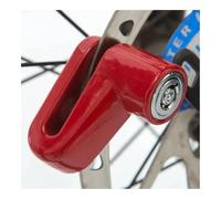 Serrure De Frein À Disque Roue Moto Scooter Montagne Vélo Avec 2 Clés Bloque Disque(Red)