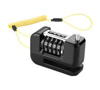 Serrure de frein pour moto - Serrure de disque de roue à 4 chiffres étanche - Dispositif de sécurité étanche pour vélo électronique, vélo