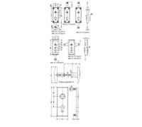 Serrure de garage verouillage bas avec ressort épaisseur 18mm - WSS - 16500000010