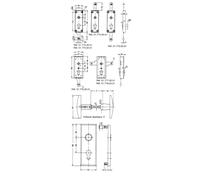 Serrure de garage verouillage bas avec ressort épaisseur 29 mm WSS 16540000010