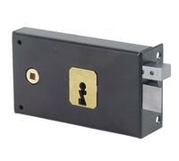 Serrure de grille à pêne dormant demi-tour horizontale 140 gauche - JPM - 344000-02-2Y