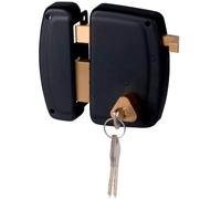 Serrure à chiffre verticale à pêne 1/2 tour de grille type Alsace - gauche