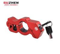 Serrure De Guidon De Moto Antivol,Poignée De Frein,Verrouillage Solide,Trucs Nk,Cf Moto,Cfmoto X6 X8 500 Rl 150 250 400 650 - Type Red