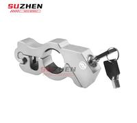 Serrure De Guidon De Moto Antivol,Poignée De Frein,Verrouillage Solide,Trucs Nk,Cf Moto,Cfmoto X6 X8 500 Rl 150 250 400 650 - Type Silver