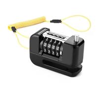 Serrure de Guidon de Moto Antivol pour Freins à Disque de Roue avec Mot de Passe - Compatible avec Les Freins à Disque de Roue de Moto et de vélo Verrouillage du Guidon(Black)