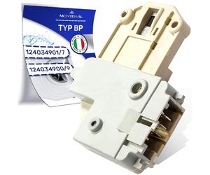 Serrure de la Porte Machine a Laver Type BP avec le Code Original 124034901/7 1240349017 124034901 pour AEG pour Electrolux pour Zanussi - MADE IN ITALY - Garantie de 10 Ans - MONTERAL