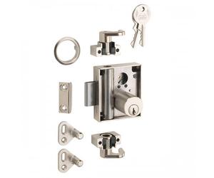 Serrure de meuble 3 points espagnolette 7020 - avec 2 clés - main droite JUNIE