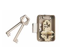 Serrure sureté 3 gorges 224 sur plaque 50/25 droite - VACHETTE - 11550000