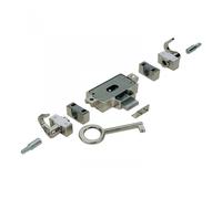 Serrure de meuble acier à espagnolette HETTICH, axe 25 mm
