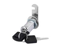 Serrure de meuble BE-TOOL - Serrure rotative à languette avec 2 clés pour boîte aux lettres, boîte aux lettres et tiroir, argent