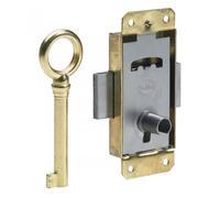 Serrure de meuble en applique - HETTICH - 20 mm - Fer - Réversible