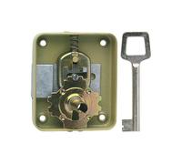 Serrure de meuble 'façon Paris' 70 VACHETTE - Axe 25 mm - Droite - 11410000