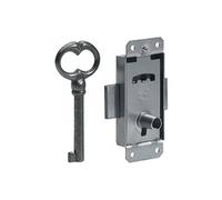 Serrure de meuble fer en applique HETTICH 25 mm réversible G
