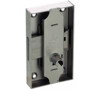 Serrure de meuble S45 - type 12.041- acier blanchi - axe 25 - droite SERFA